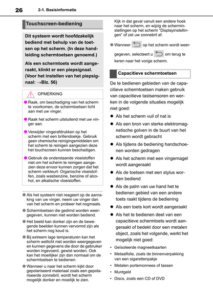 2022-2023 Toyota Yaris Hybrid Infotainment Manual | Dutch