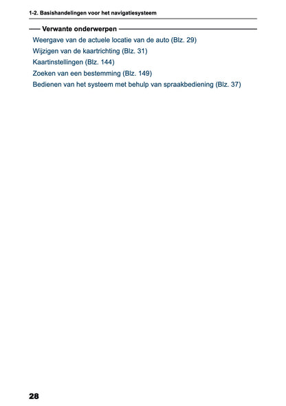 2025-2026 Toyota Yaris Hybrid Navigatie Handleiding | Nederlands