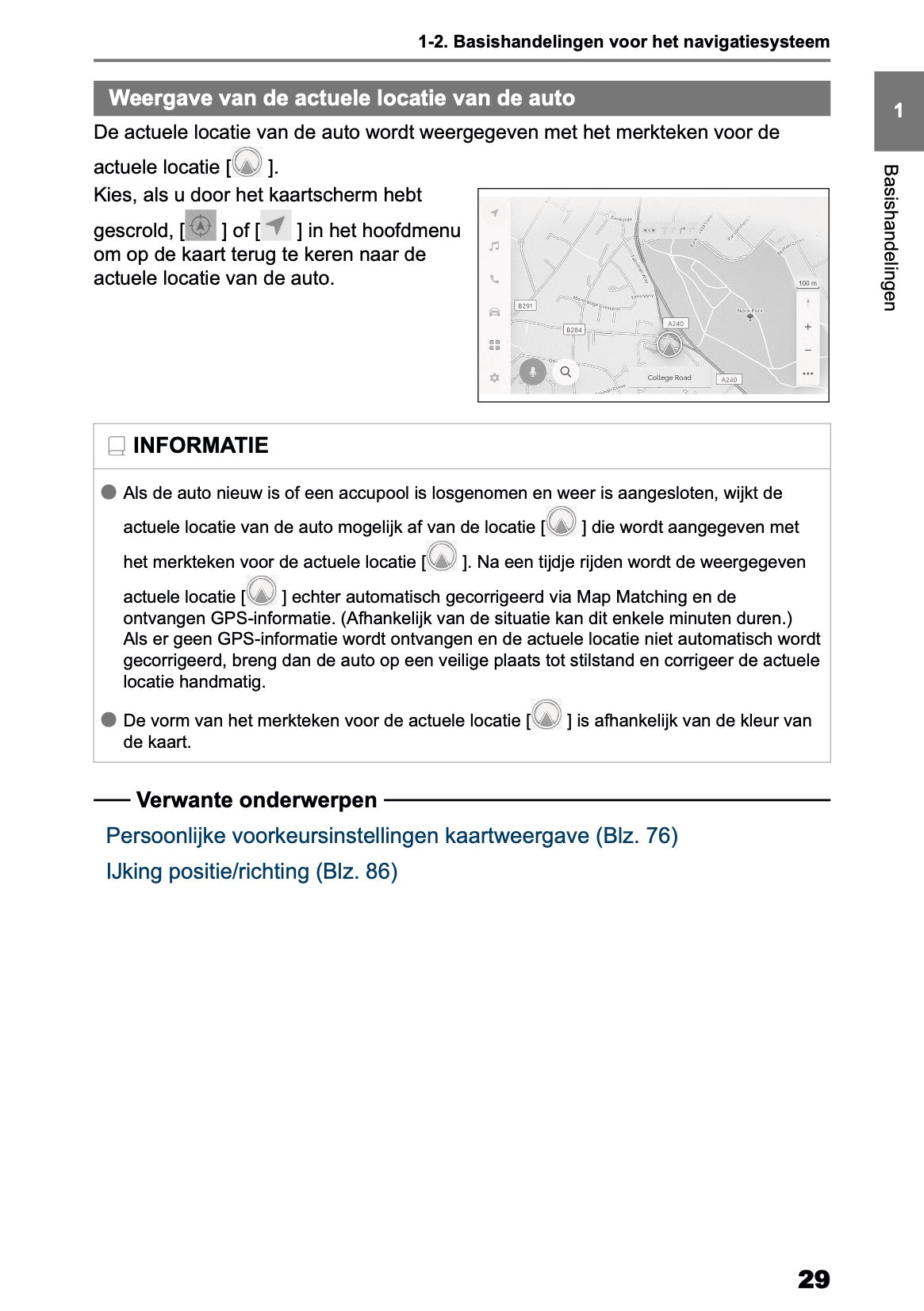 2025-2026 Toyota Yaris Hybrid Navigatie Handleiding | Nederlands