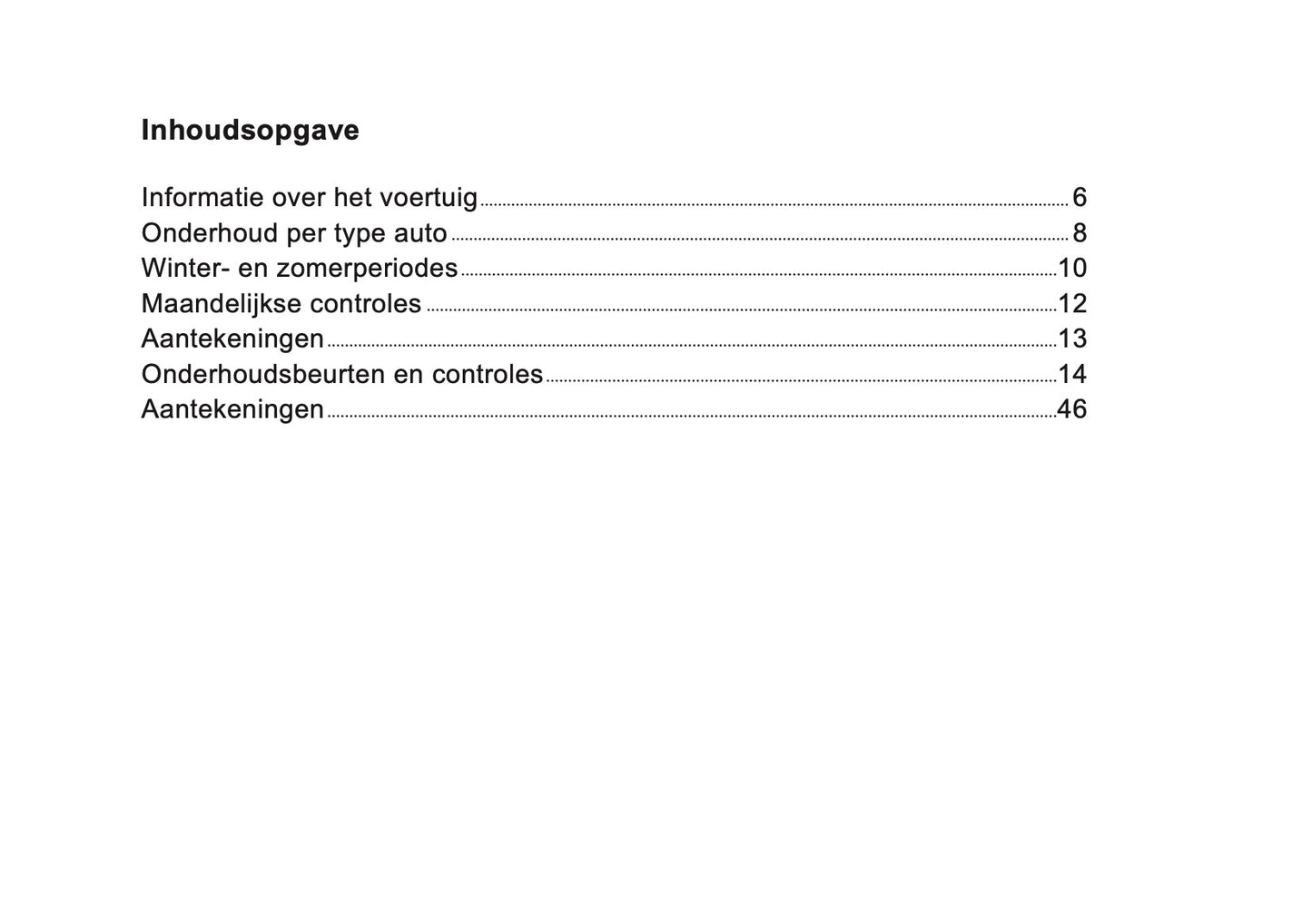 Audi Maintenance Book | Dutch