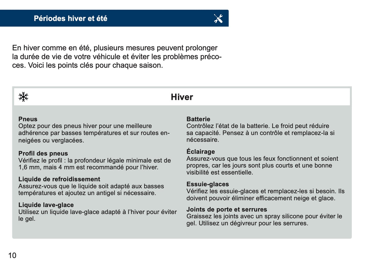 Citroën Livret d'entretien | Français