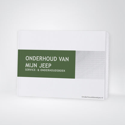 Jeep Onderhoudsboekje | Nederlands