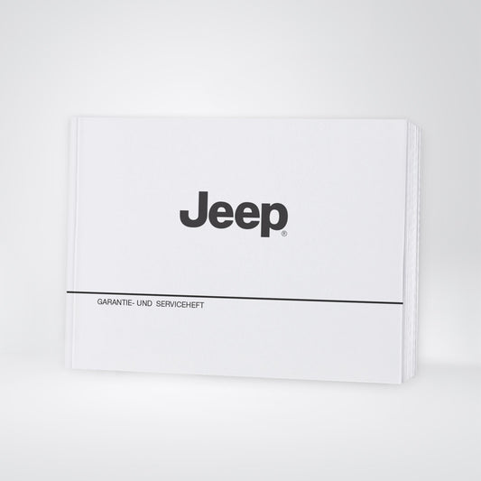 Jeep Warranty & Maintenance Book | German