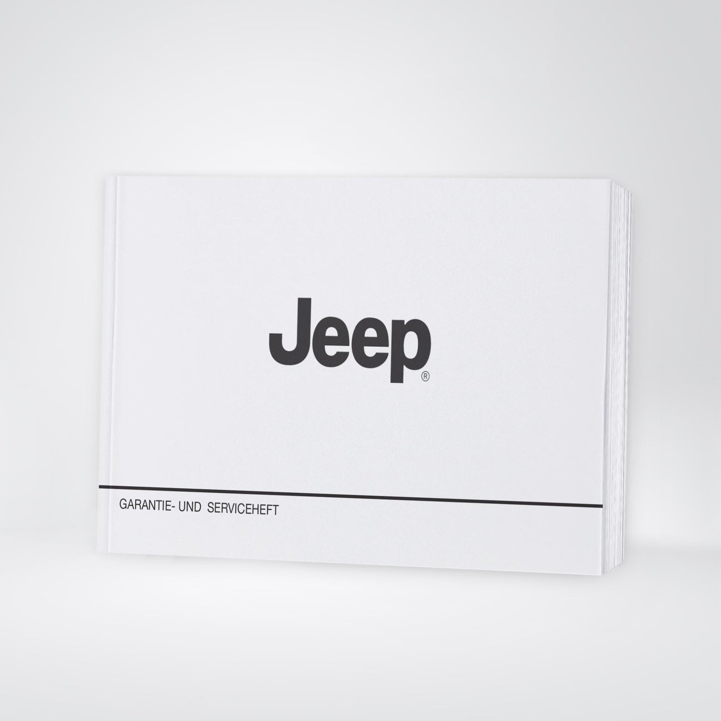 2020-2021 Jeep Warranty & Maintenance Book | German