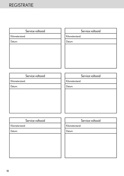 2024 Lexus Service & Garantieboekje | Nederlands