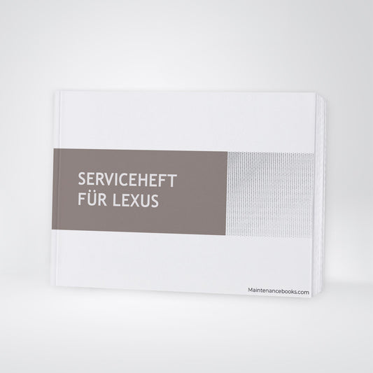 Lexus Maintenance Book | German