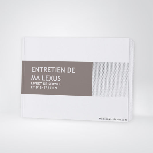 Lexus Livret d'entretien | Français
