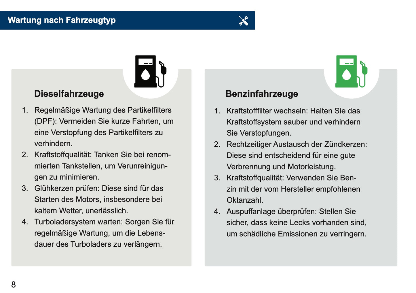 Serviceheft Land Rover | Deutsch