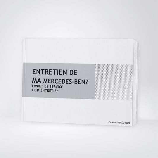 Mercedes-Benz Maintenance Book | French