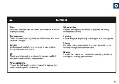 Mini Maintenance Book | English