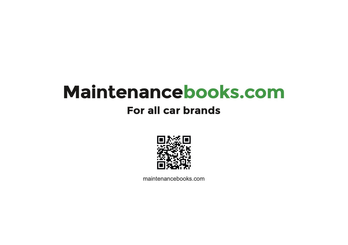 Mini Maintenance Book | English