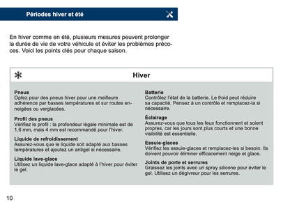 Mini Livret d'entretien | Français