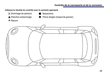 Mini Livret d'entretien | Français