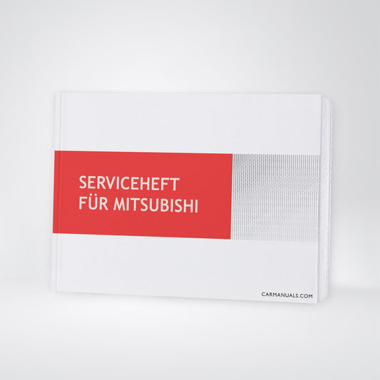 Serviceheft Mitsubishi | Deutsch