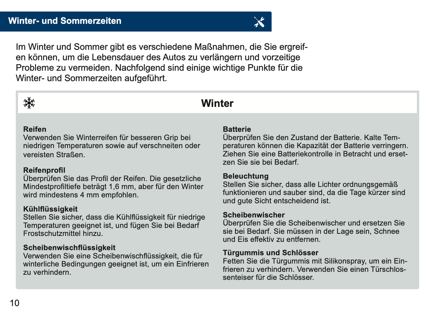 Mazda Maintenance Book | German