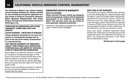 2016 Nissan GT-R Warranty Information Booklet | English