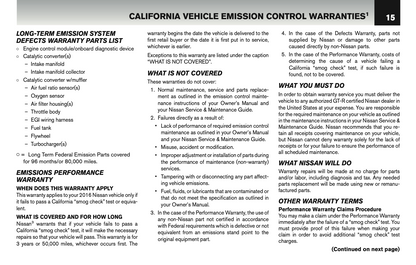 2016 Nissan GT-R Warranty Information Booklet | English