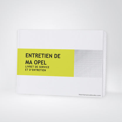 Opel Livret d'entretien | Français