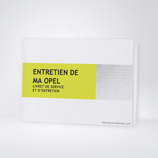 Opel Livret d'entretien | Français