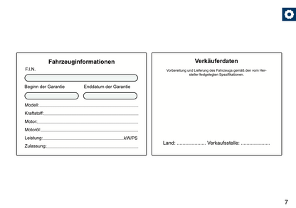 Serviceheft Seat | Deutsch