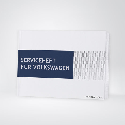 Volkswagen Maintenance Book | German