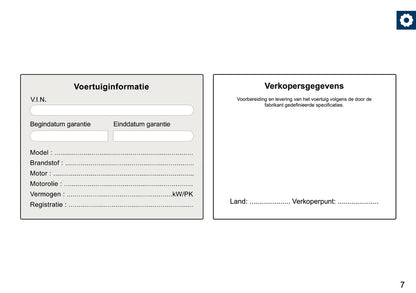 Volkswagen Onderhoudsboekje | Nederlands