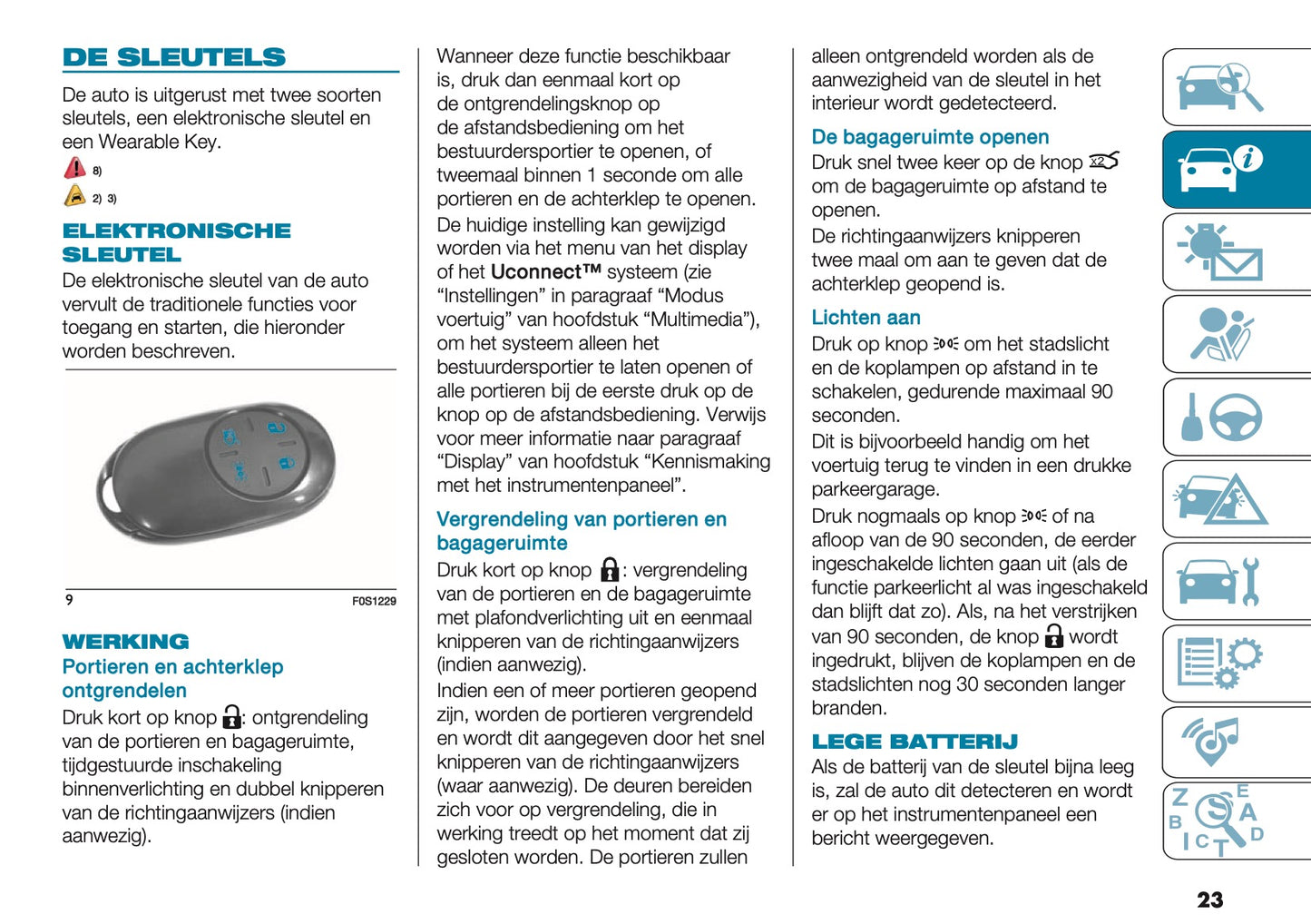 2024-2025 Abarth 500e Gebruikershandleiding | Nederlands