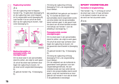 2018-2020 Abarth 595/695 Owner's Manual | Dutch