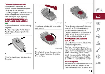 2020-2021 Alfa Romeo Giulia Owner's Manual | German