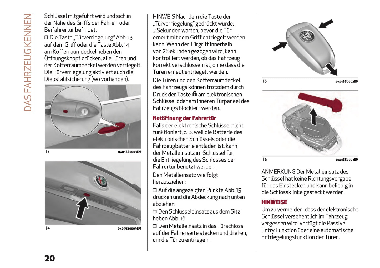 2022-2023 Alfa Romeo Giulia Bedienungsanleitung | Deutsch
