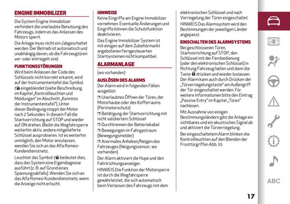 2023 Alfa Romeo Giulia Owner's Manual | German