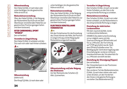 2024-2025 Alfa Romeo Giulia Bedienungsanleitung | Deutsch