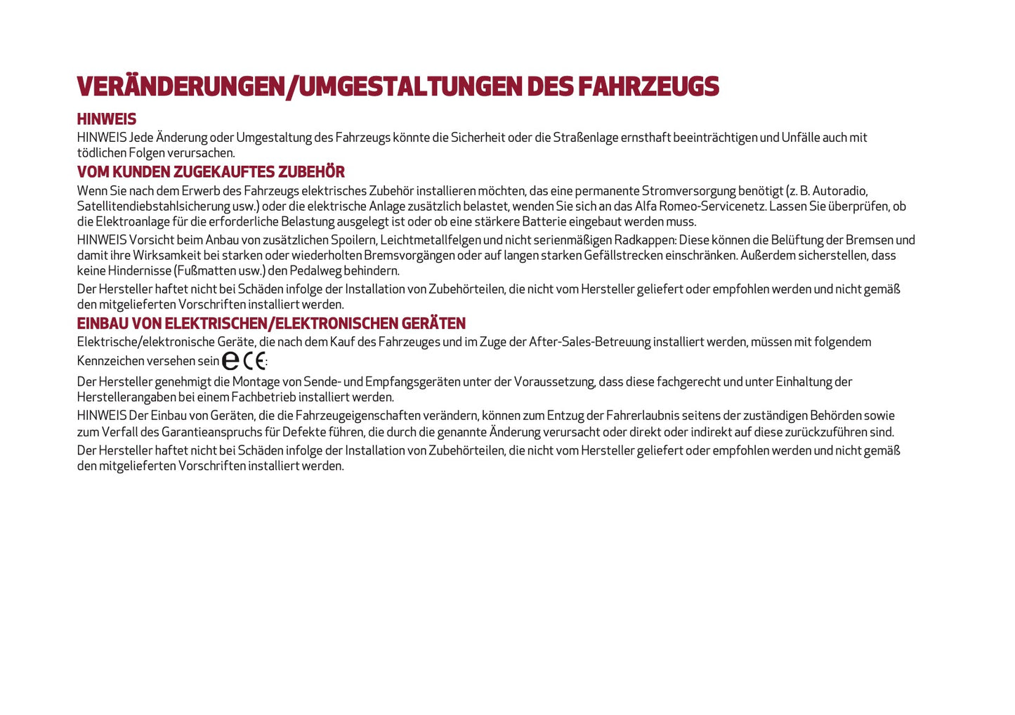 2026 Alfa Romeo Giulia Owner's Manual | German