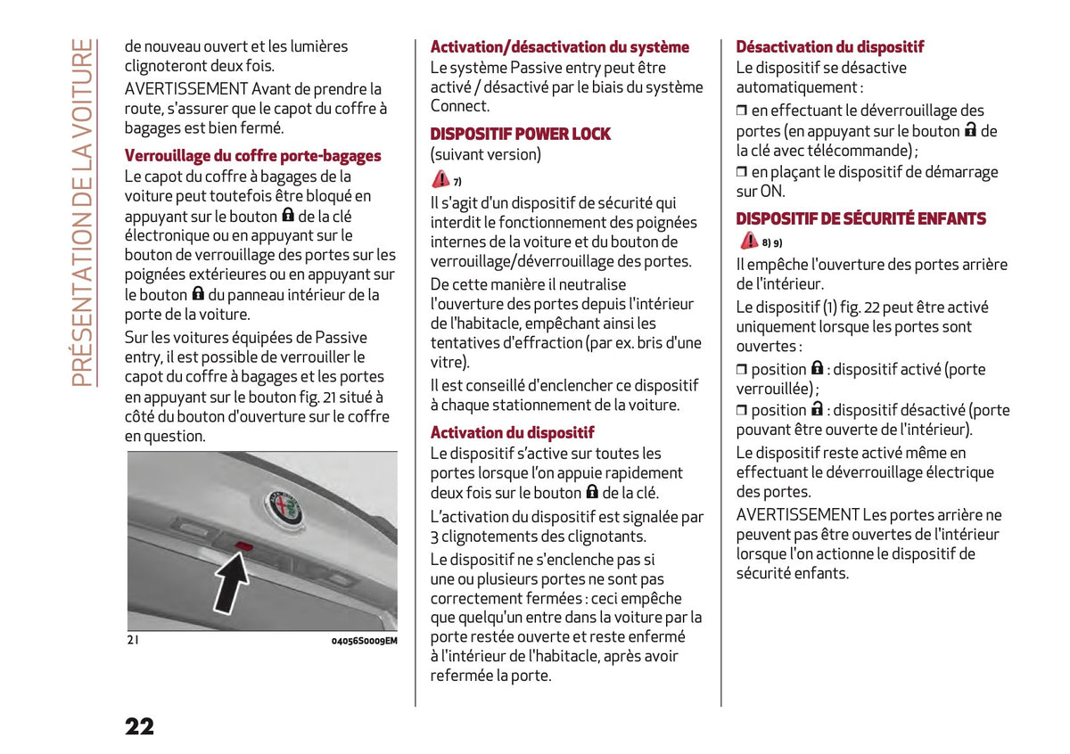 2022 Alfa Romeo Giulia Manuel du propriétaire | Français