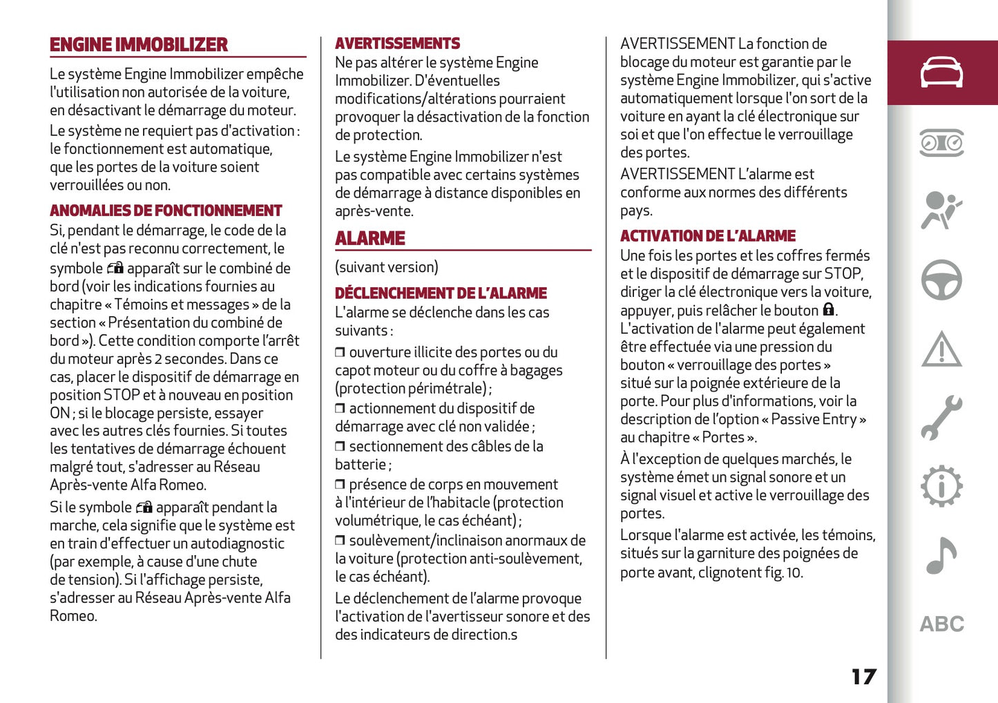 2023 Alfa Romeo Giulia Manuel du propriétaire | Français