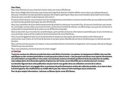 2023 Alfa Romeo Giulia Manuel du propriétaire | Français