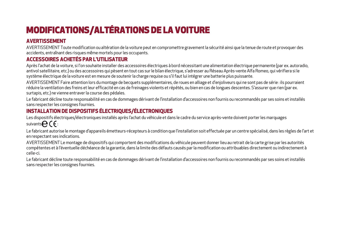 2026 Alfa Romeo Giulia Manuel du propriétaire | Français