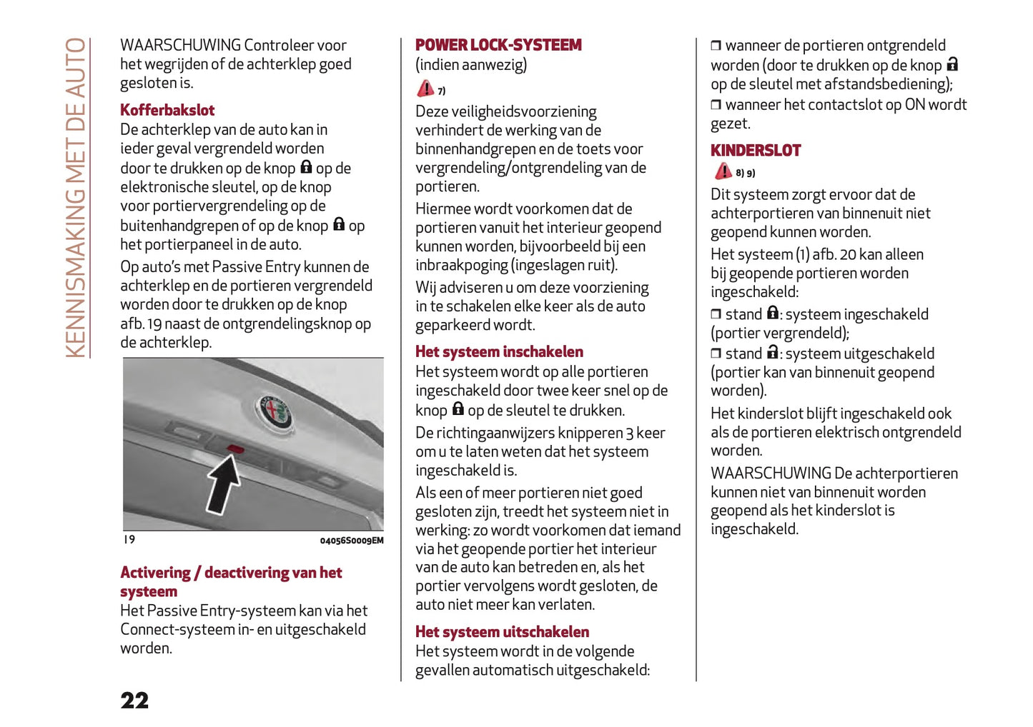 2023 Alfa Romeo Giulia Owner's Manual | Dutch