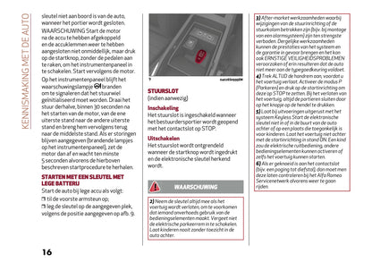 2024-2025 Alfa Romeo Giulia Owner's Manual | Dutch