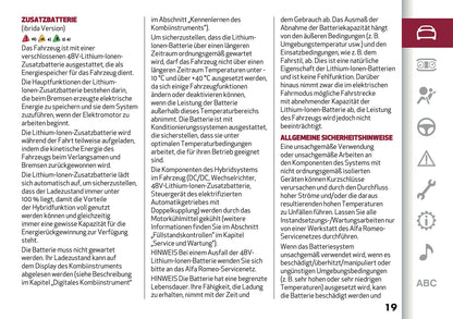 2025 Alfa Romeo Junior Owner's Manual | German