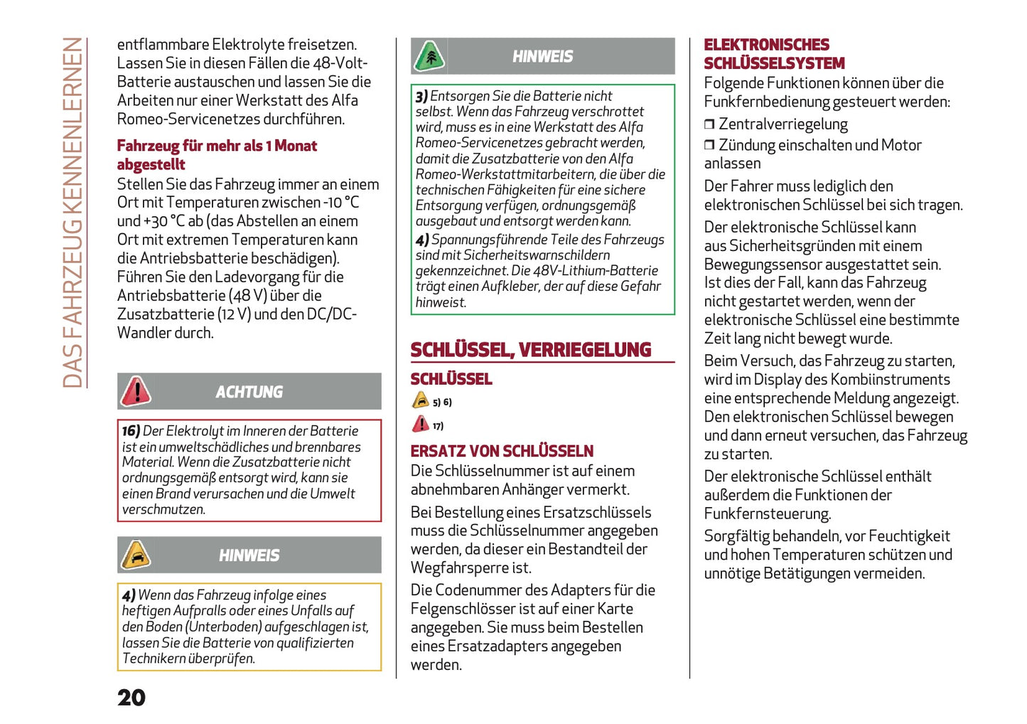 2026 Alfa Romeo Junior Owner's Manual | German