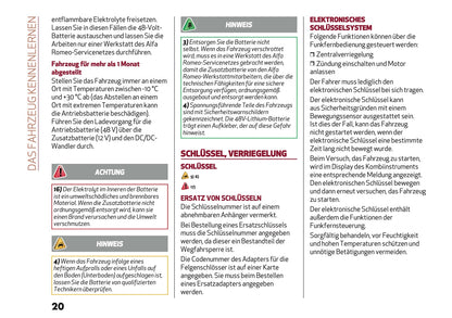 2026 Alfa Romeo Junior Owner's Manual | German