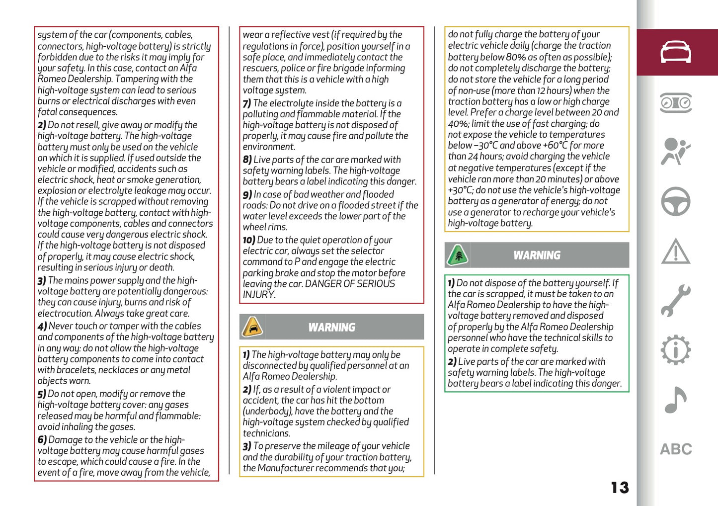 2025 Alfa Romeo Junior Owner's Manual | English