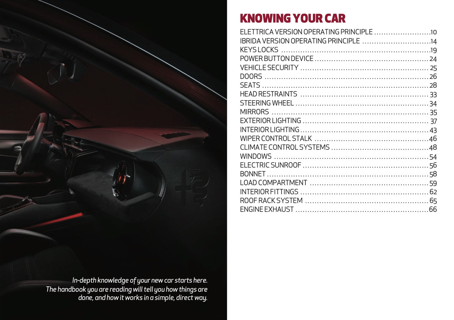 2025 Alfa Romeo Junior Owner's Manual | English