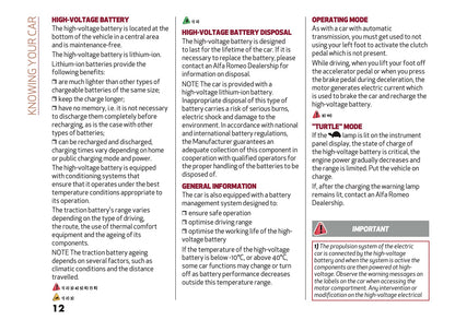 2026 Alfa Romeo Junior Owner's Manual | English