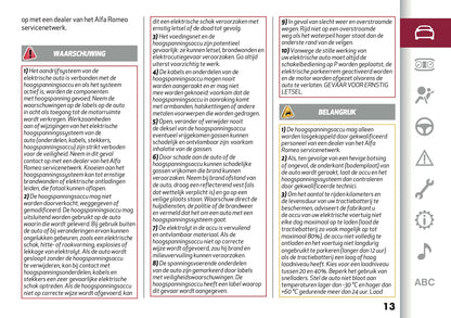 2025 Alfa Romeo Junior Gebruikershandleiding | Nederlands