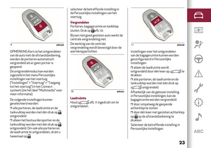2025 Alfa Romeo Junior Gebruikershandleiding | Nederlands