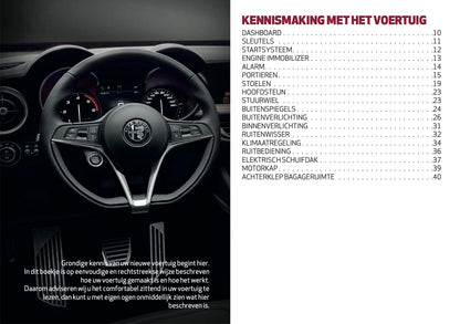 2019 Alfa Romeo Stelvio Owner's Manual | Dutch