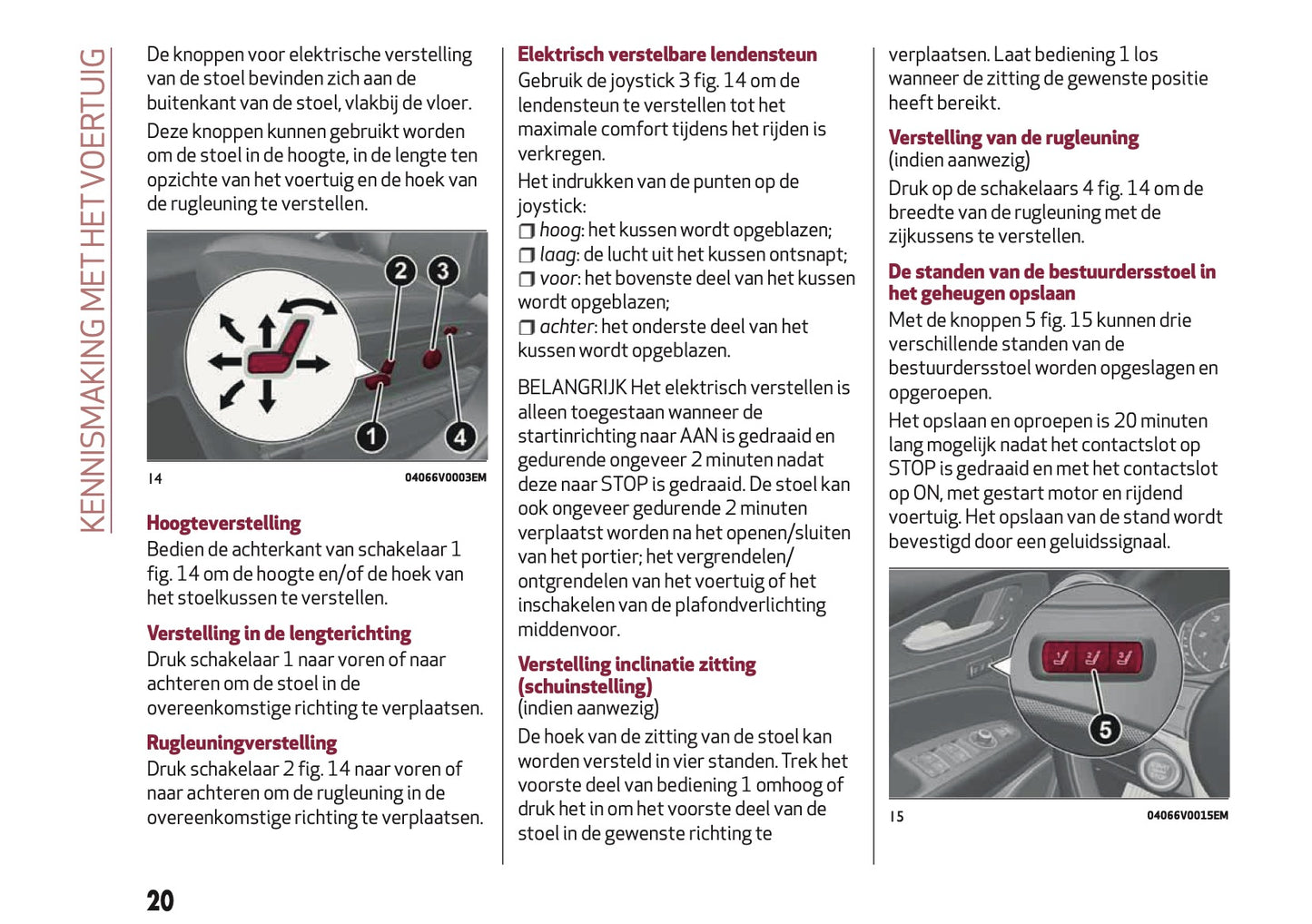 2019 Alfa Romeo Stelvio Owner's Manual | Dutch