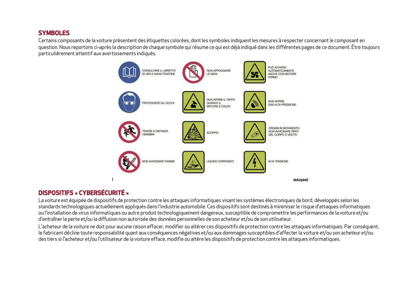 2024-2025 Alfa Romeo Tonale Manuel du propriétaire | Français